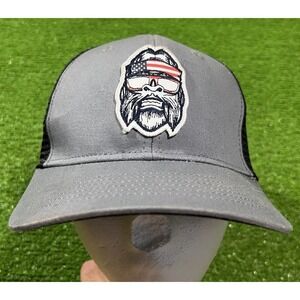 Retro Big Foot Trucker Hat SnapBack Sasquatch July 4th Hat American Flag NWOT